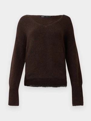 Sweter Only brązowy