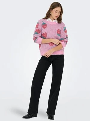 Sweter Only różowy