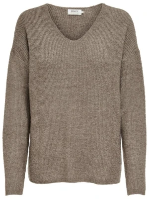 Sweter Only brązowy