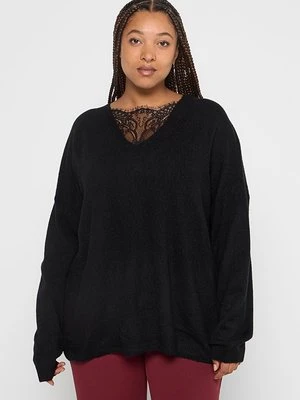 Sweter ONLY Carmakoma czarny