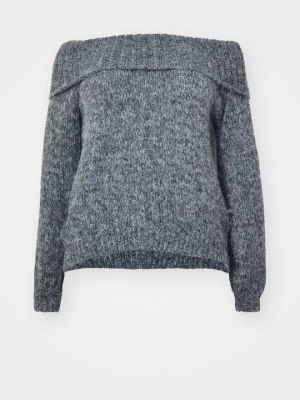 Sweter ONLY Carmakoma szary melanż
