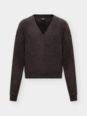 Sweter Only ciemnobrązowy