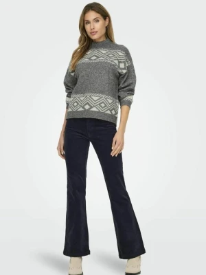 Sweter Only ciemnoszary