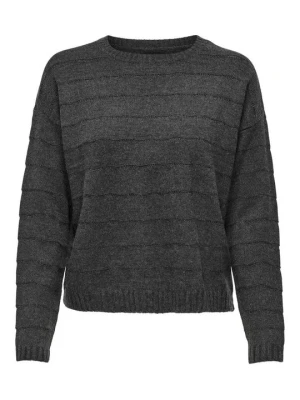 Sweter Only ciemnoszary melanż