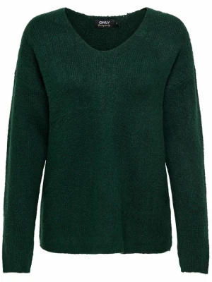 Sweter Only ciemnozielony