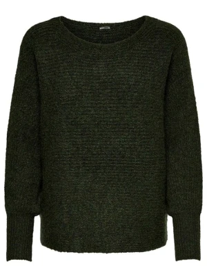 Sweter Only ciemnozielony