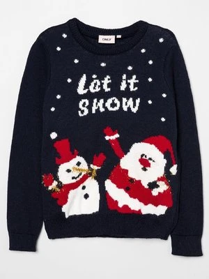 Sweter ONLY GIRLS granatowy