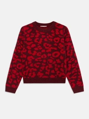 Sweter ONLY GIRLS bordowy