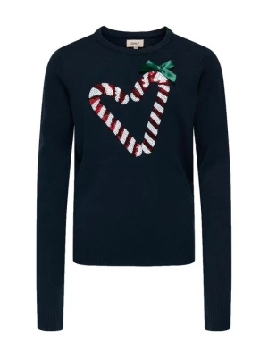 Sweter ONLY GIRLS granatowy