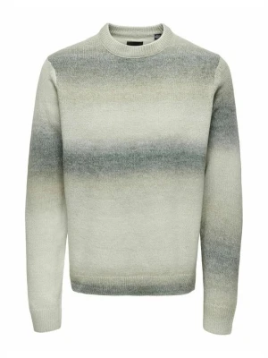 Sweter Only & Sons srebrny