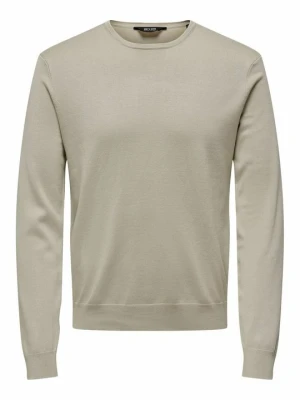 Sweter Only & Sons srebrny