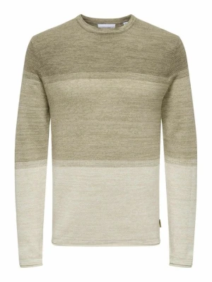 Sweter Only & Sons srebrny