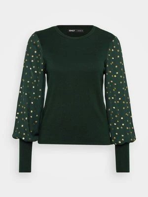 Sweter Only ciemnozielony