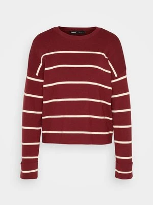 Sweter Only bordowy