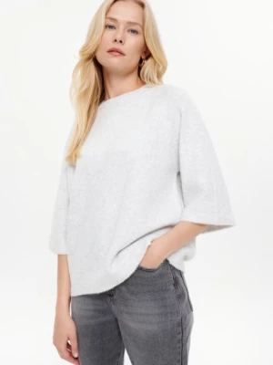 Sweter oversize w gołębim kolorze Greenpoint