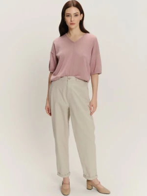 Sweter oversize w kolorze brudnego różu Greenpoint