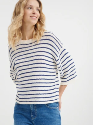 Sweter oversize w paski Greenpoint