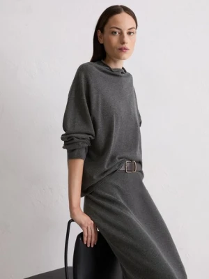 Sweter oversize z cienkiej dzianiny Marc O'Polo černá