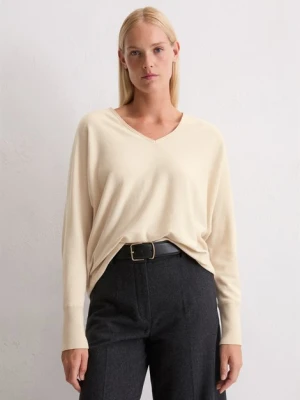Sweter oversize z cienkiej dzianiny Marc O'Polo černá