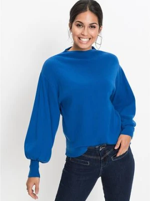 Sweter oversize z mieszanki wiskozy bonprix