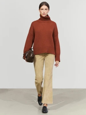 Sweter Oversize Z Wełny - Spal. Pomar - Massimo Dutti - Female
