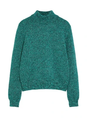 Sweter OYSHO ciemnozielony