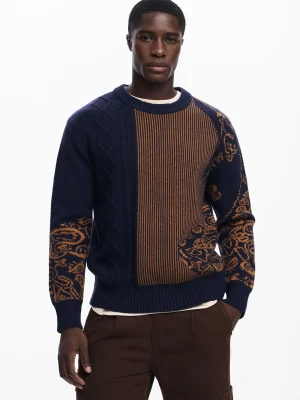 Sweter paisley Desigual