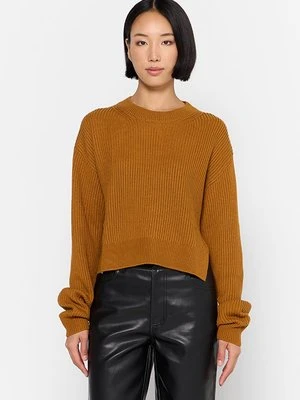 Sweter Patrizia Pepe jasny brąz