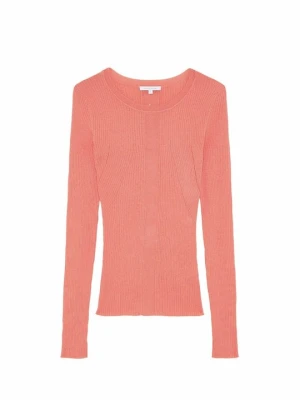 Sweter Patrizia Pepe koralowy