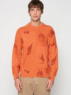 Sweter Paul Smith pomarańczowy