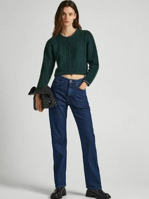 Sweter Pepe Jeans ciemnozielony