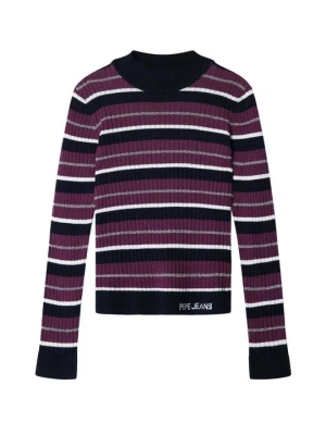 Sweter Pepe Jeans granatowy