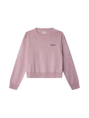 Sweter Pepe Jeans liliowy