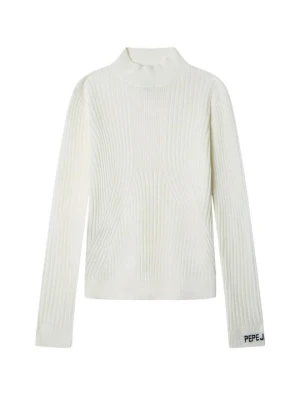 Sweter Pepe Jeans mleczny