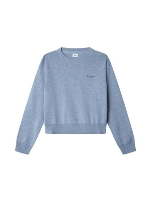 Sweter Pepe Jeans niebieski denim