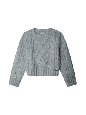 Sweter Pepe Jeans szary