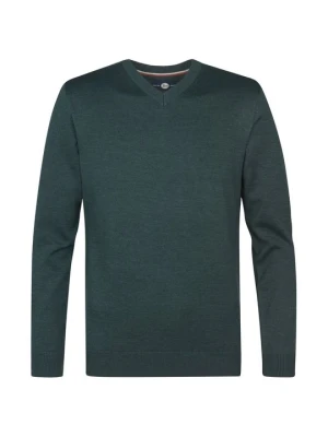 Sweter Petrol Industries butelkowa zieleń