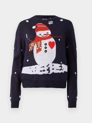 Sweter Pieces mleczny