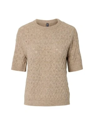 Sweter Pieces szary