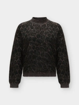 Sweter Pieces jasnoczerwony