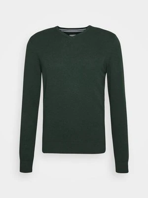 Sweter Pier One ciemnozielony melanż