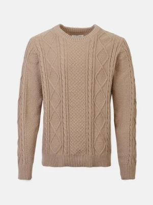 Sweter Pier One By Zalando brązowy