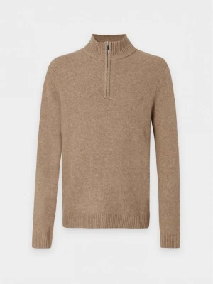 Sweter Pier One By Zalando brązowy melanż