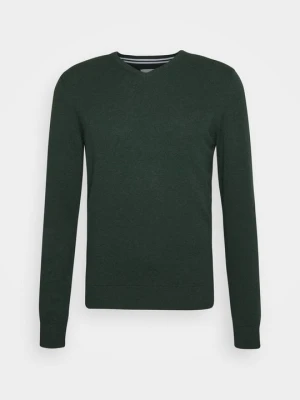 Sweter Pier One By Zalando ciemnozielony melanż