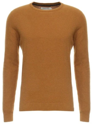 Sweter Pier One By Zalando ciemnożółty melanż