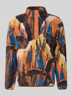 Sweter polarowy z naszywką z logo model 'HELVETIA' Columbia