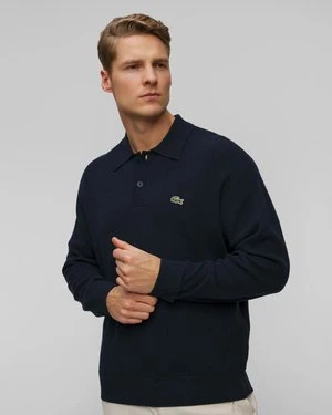 Sweter Polo Męski Lacoste Ah0582 Granatowy