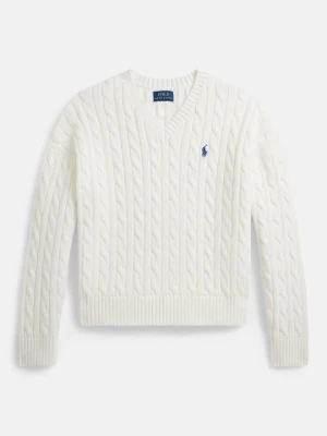 Sweter Polo Ralph Lauren biały