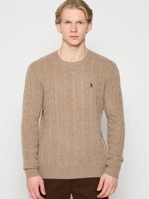 Sweter Polo Ralph Lauren brązowy