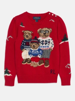 Sweter Polo Ralph Lauren czerwony